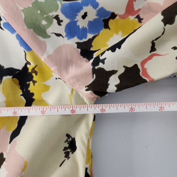 Yumi Kim Floral Long Sleeve Dress, Size Medium - Picture 5 of 6